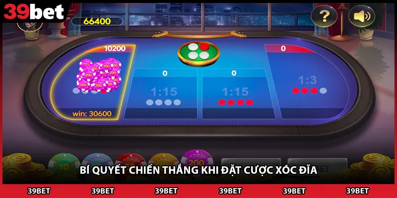 Bí quyết chiến thắng khi đặt cược xóc đĩa